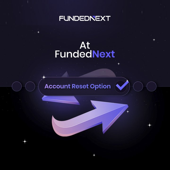 FundedNext banner: account reset option